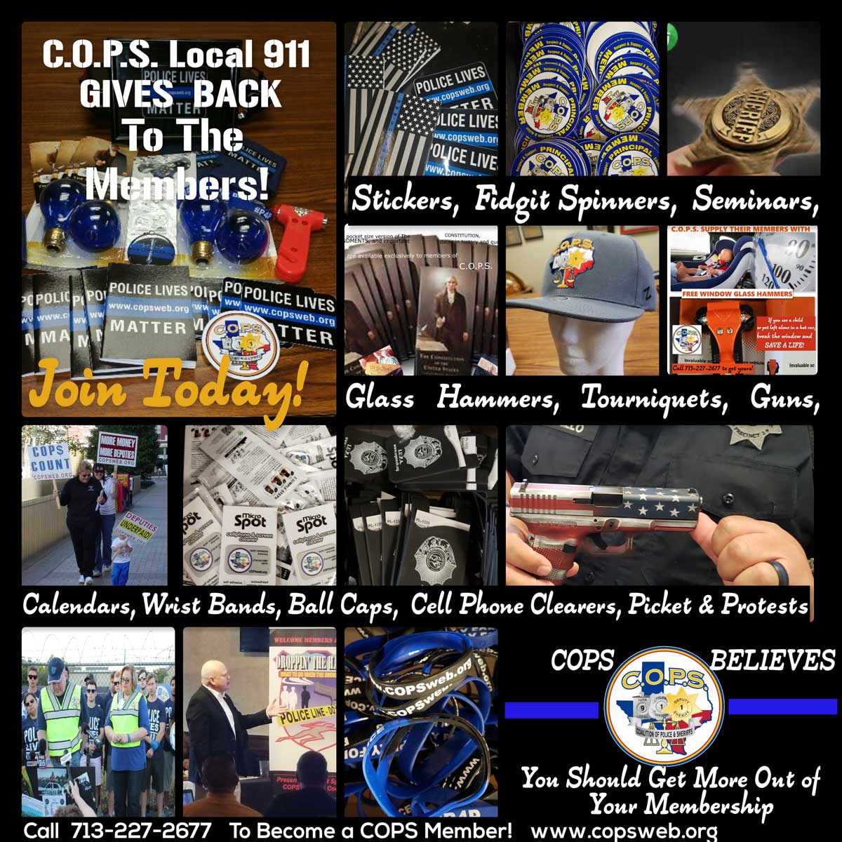 COPS Give Back More